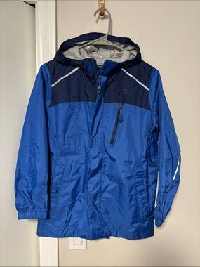 LL Bean boys Tek anorak rain jacket